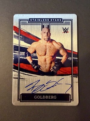 2022 Panini Impeccable WWE Bill Goldberg /99 Stainless Stars Auto #SS-GBG