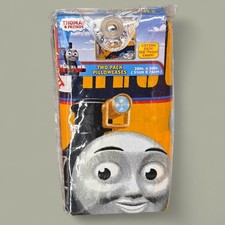 Thomas The Tank Engine and Friends Pillowcases Twin Cases Bedding Set of 2 NEW