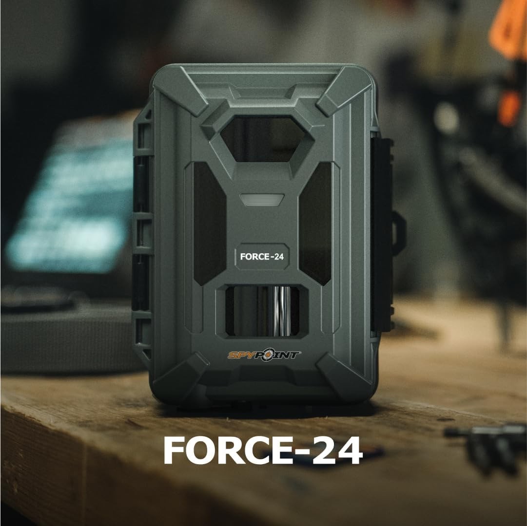 Spypoint Force-24MP Non-Cellular 2k Video Trail Camera Bundle (Twin Pack)