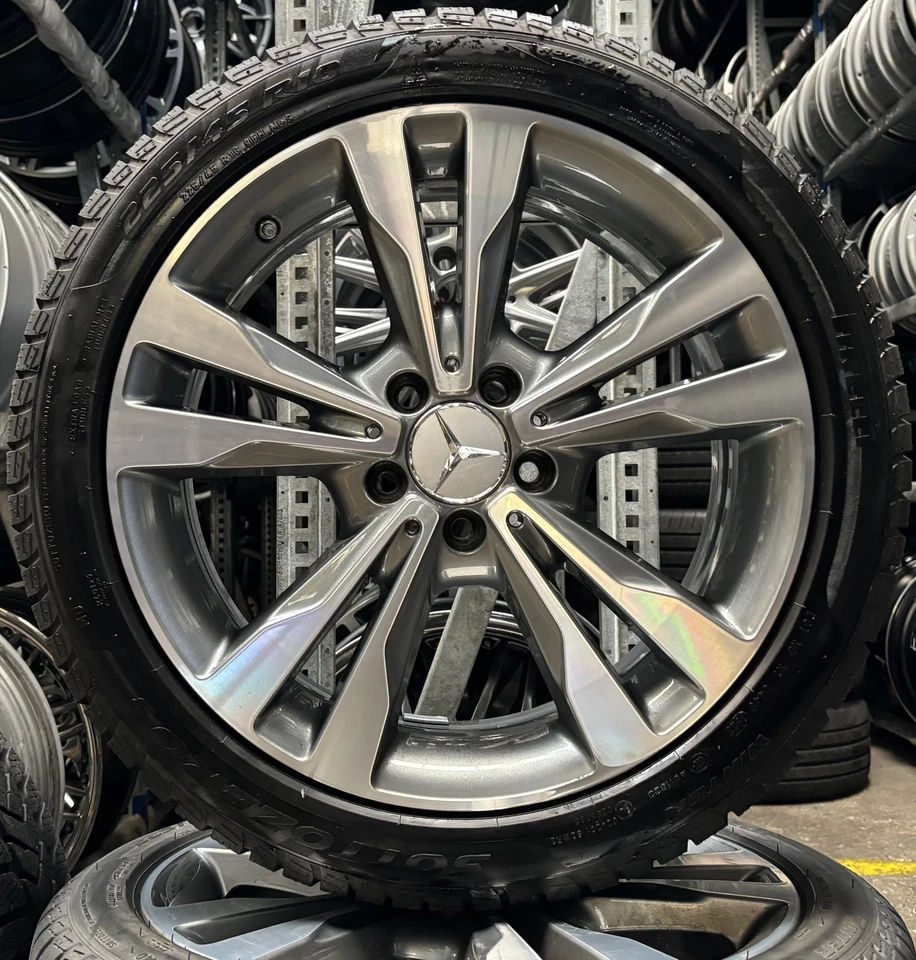 4x Original Mercedes-Benz Winterräder 225/45 R18 95H - für C-Klasse W205 S205 18 - Bild 2 von 4