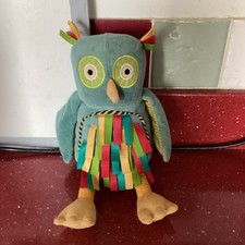 Jellycat Carnival Owl Rattle Rainbow Ribbons