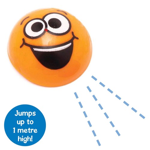 Baker Ross AW664 Funky Faces Jumping Poppers Party Bag Fillers for Kids 32mm ... - Picture 3 of 6