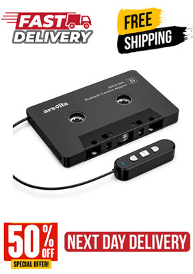 Arsvita 5.1 Bluetooth Cassette Adapter, Car Audio Bluetooth Cassette Receiver, C