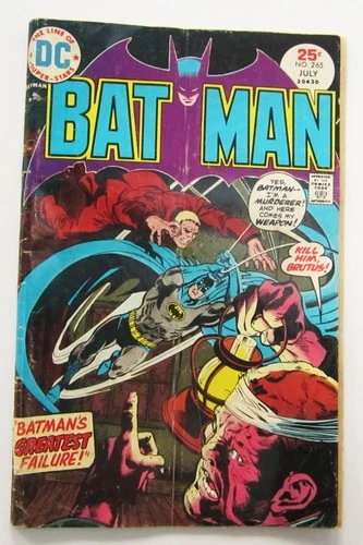 Batman #265 Comic Book July 1975 Good 2.0 DC Vintage