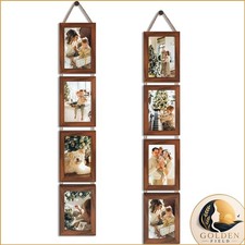 QUTREY 4x6 Hanging Picture Frames Collage Set 2, 4 x 6 Multiple Picture Frame 4