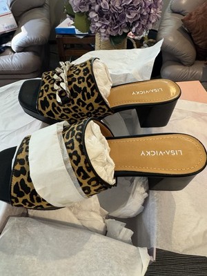 Lisa Vickie. Style Magnetic 3V. Leopard Print.  NIB. Size 7