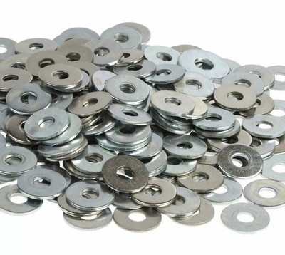 FORM C UNTERLEGSCHEIBEN FLACH BREITER VERZINKT METRISCH M4 M5 M6 M8 M10 M12 M14 M16 M20 M24