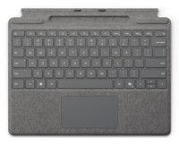 Microsoft Surface Pro Keyboard mit Stiftaufbewahrung Platin P - Tastatur