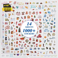 Seasonal Planner Stickers, 1000 Calendar Stickers Monthly Holiday Sticker Plann