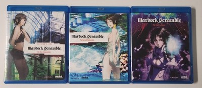 Mardock Scramble The Trilogy Blu-ray 3 Movies US Edition Region A W/ Fast Ship