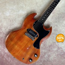 Custom Shop1965 SG Junior Cherry Orange Electric Guitar P90 Pickup Fixed Bridge