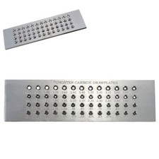 52 Holes Round Tungsten Steel Wire Drawplate for Jewelry Making 0.26-4.00 mm