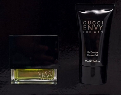 ❤️GUCCI ENVY FOR MAN SET EDT 1.7 oz 50 ml & Shower Gel,SCANNON