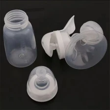 Manual Breast Pump with Feeding Bottle for Babies