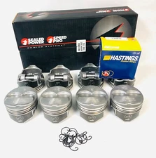 Speed Pro H635CP30 Chevy 383 +.200 Dome Pistons 5.7 Rod + Moly Rings 030 SBC
