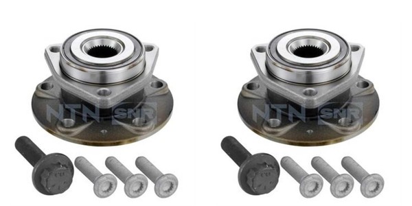 SNR 2X Radnabe Radlagersatz Vorne FüR VW Passat Variant Golf VI Skoda Octavia-image