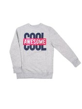 P.S. from Aeropostale Boys Crew Neck Pullover Sweatshirt with Flip Sequins 10