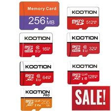 Micro SD Card Flash Memory Card 256MB 512MB 16GB 32GB 64GB 128GB 256GB LOT