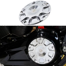 7.3" Chrome Derby Cover for Harley 99-17 Dyna Street Bob Super Glide FXDF FXDWG