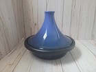 Brand New Le Creuset Traditional Round Tagine Cast Iron Cobalt Blue in Box