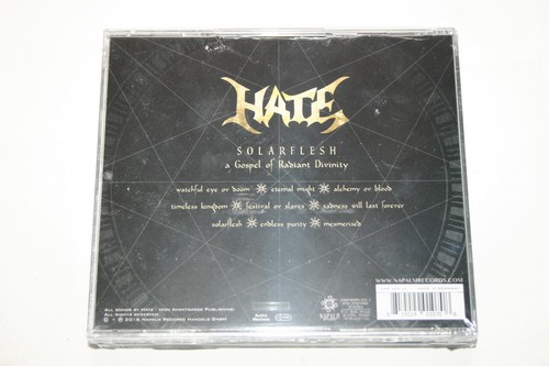 HATE-" SOLARFLESH: A GOSPEL OF RADIANT DIVINITY" CD 2016 NEU OVP - Bild 2 von 2