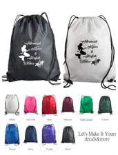 MERMAID KISSES STARFISH WISHES CUSTOM DRAWSTRING BACKPACK SCHOOL GYM BAG GIFT