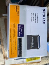 NETGEAR MINI PRINT SERVER PS101 WITH POWER SU...
