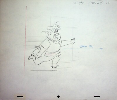 Loopy De Loop 1963 JERRY EISENBERG Hand-Drawn Production Pencil Layout