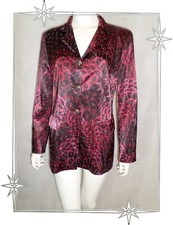 ☼- Ensemble Tailleur Veste Pantalon Bordeaux Noir Nathalie Chaize Taille 40