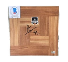 Adama Sanogo Signed Floorboard UConn Basketball National Champs Auto Beckett