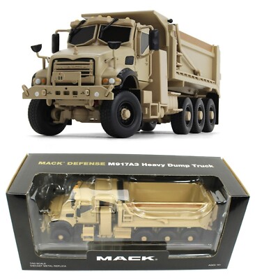 FIRST GEAR 1:50 *TAN* MACK Defense M917A3 Heavy Dump Truck *NIB*