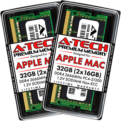 32GB Kit 2x 16GB DDR4 2666 2667 Mac Memory RAM for APPLE iMac Late 2020 A2115 5K