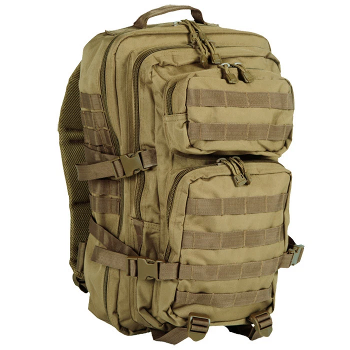 Military Backpack Assault Pack Rucksack Tactical US Bag 36L MOLLE Hiking  Coyote