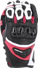 Richa Stealth Ladies Motorcycle / Motorbike Short leather glove-Black/Pink/White