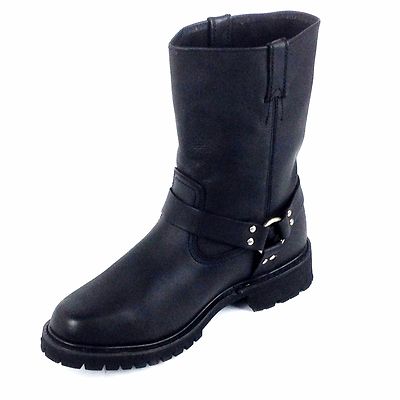 Five Star Climate 10'' O Ring Boot Leather Upper Rubber Sole Style 1006 BK
