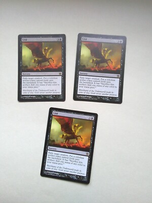 Magic the gathering Karte.  Vergoldet. Born of the Gods x3. Zauberei selten