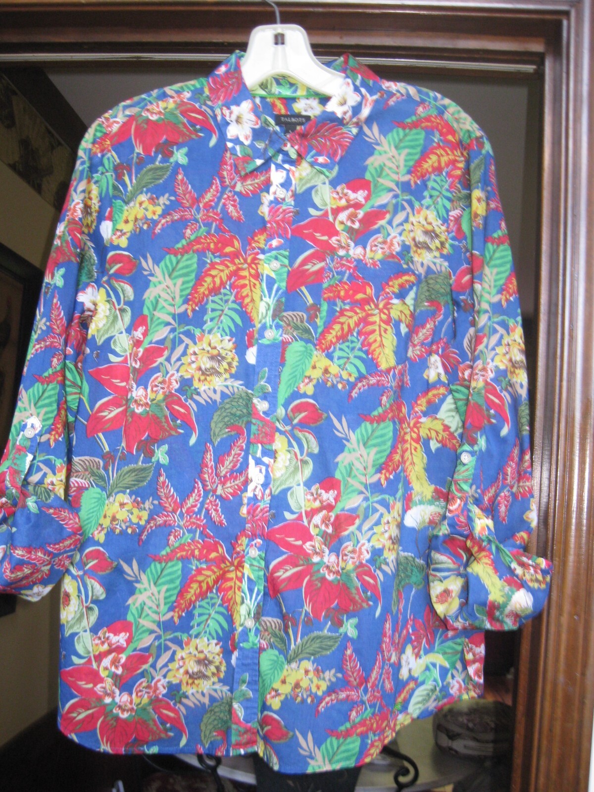 TALBOTS Island Button-down Adjustable Sleeve Leng… - image 7