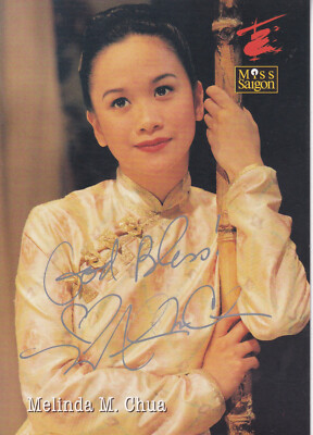 Autogramm - Melinda M. Chua (Musical - Miss Saigon)
