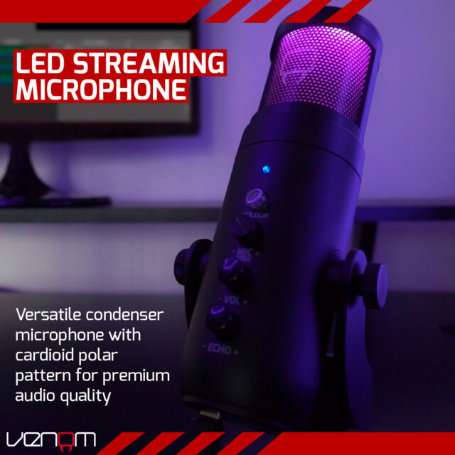 LED Streaming Microphone