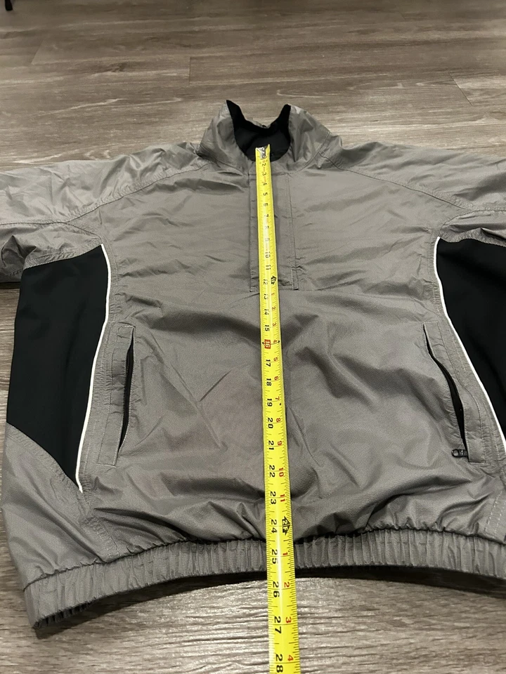 Dryjoys Footjoy Jacket Adult L Gray Golf Performance Rain Short Sleeve Mens - Image 4 of 4