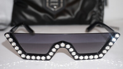 PHILLIPP PLEIN New Sunglasses Black Crystal Lux Grey SPP031S  display picture 1