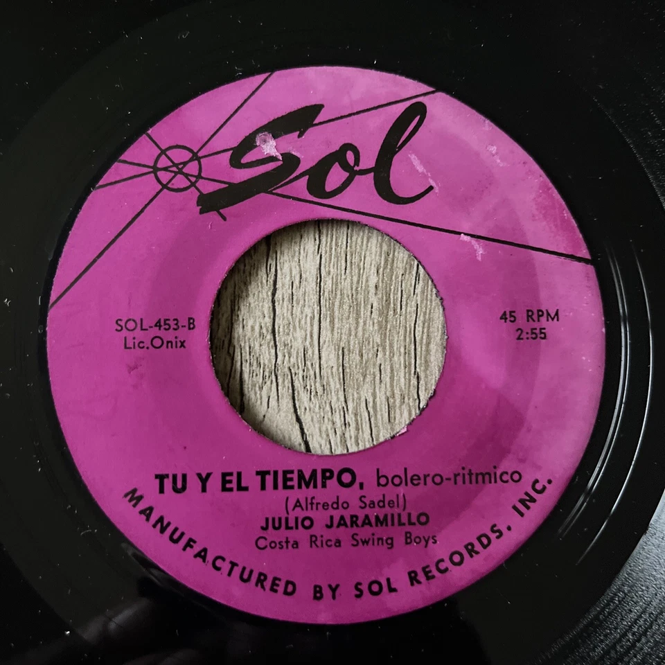BOLERO 45: Julio Jaramillo – Adoracion / Prisionero En Tus Pupilas SOL RECORDS Foto 2 de 4