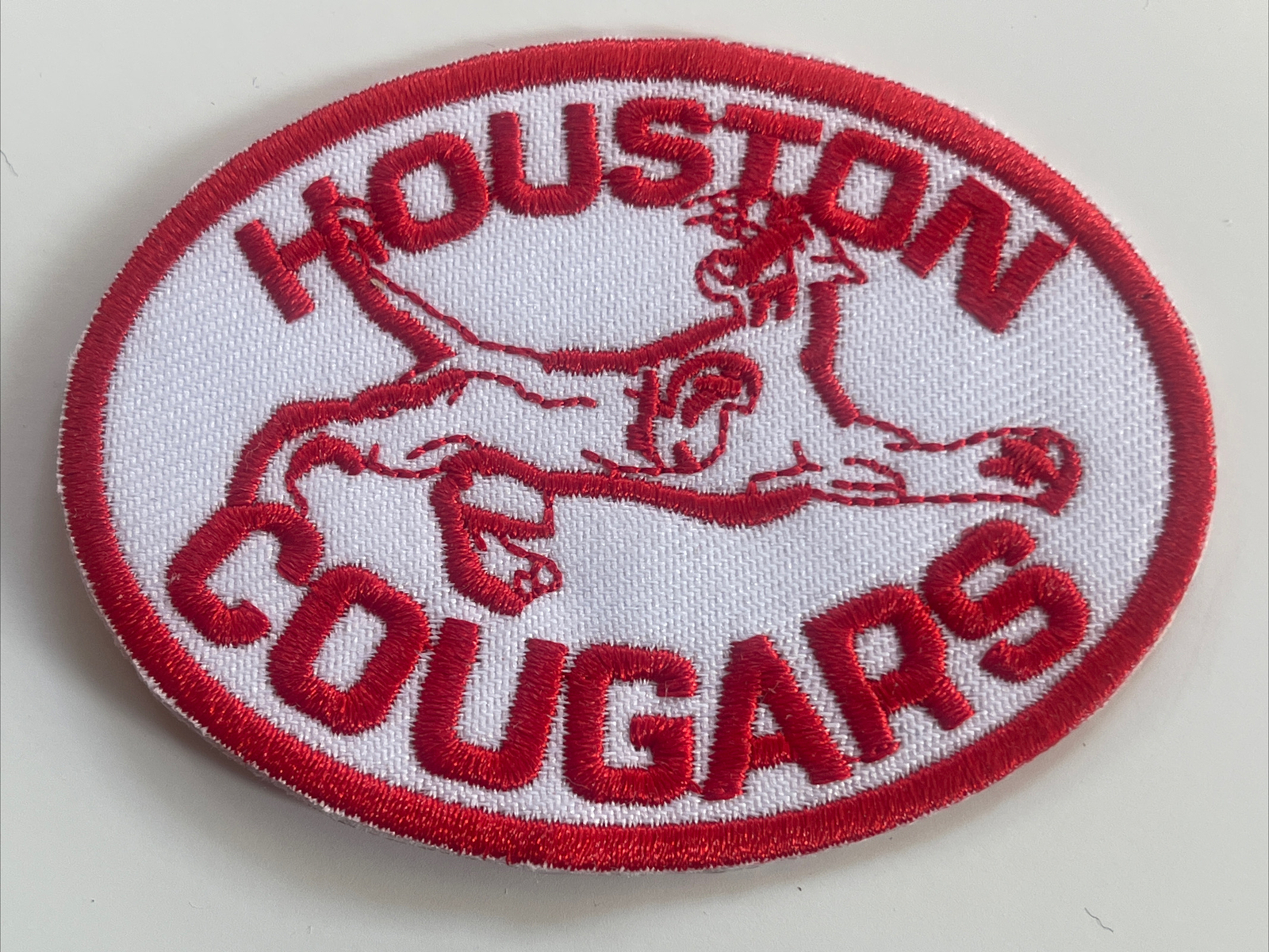 Houston COUGARS VINTAGE Embroidered Iron On Patch 3” X 2” | eBay