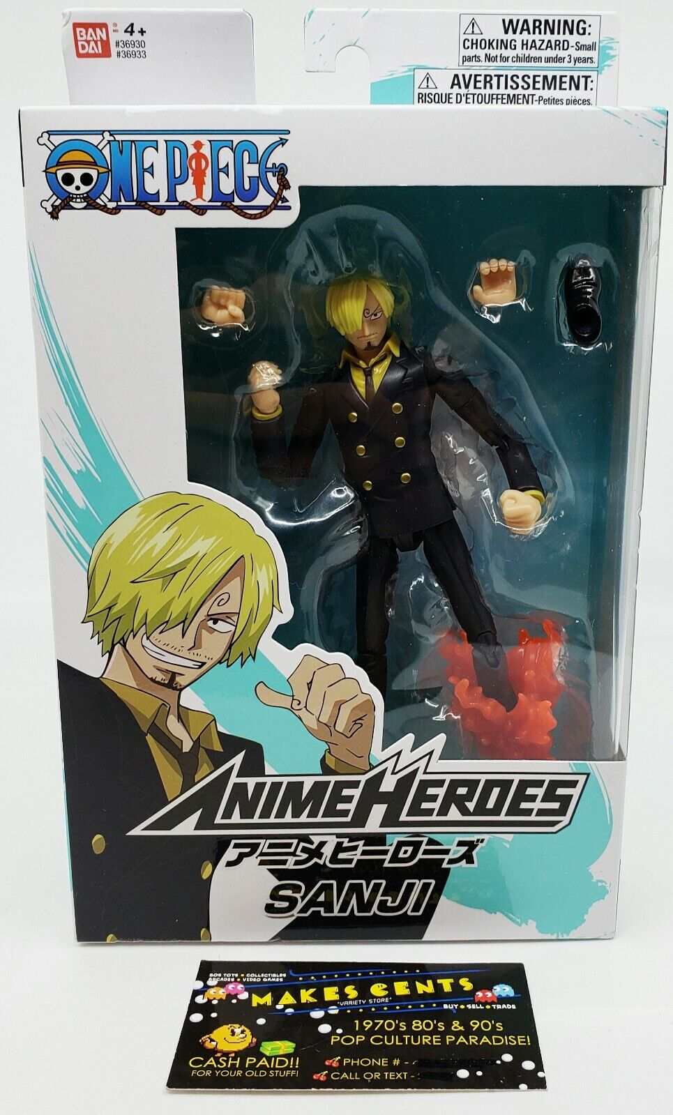  ANIME HEROES Bandai America One Piece, Sanji