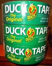  3 Duck Brand 1.88 in. x 60 yd. Silver Original Duct Tape - FREE SHIPPING