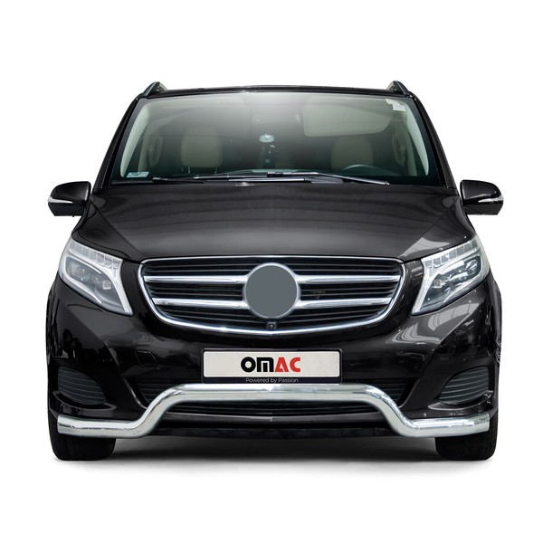 FrontbüGel FrontschutzbüGel FüR Mercedes Klasse 2014-2019 Low Stahl ABE Silber-image