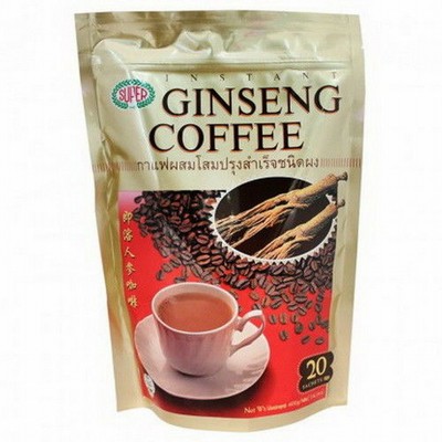 20gx20 Sachets Super Drink Instant Coffee Cup Mix Meal Flavour Health Ginseng
