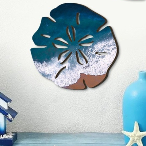 Wooden Summer Ocean Theme Animal Wall Decor Sign Wall Art Decoration Home - Picture 6 of 12