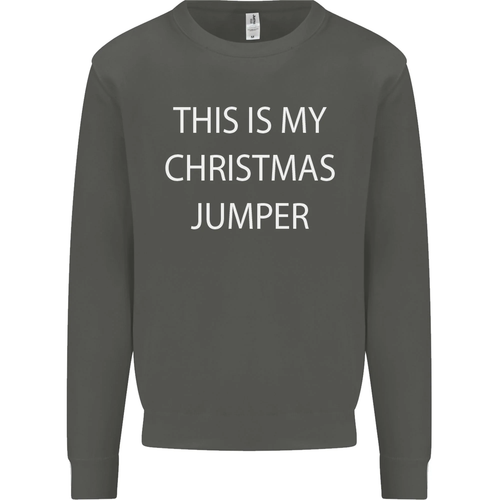 This Is My Christmas Jumper Funny Xmas Kids Sweatshirt Boys Girls Jumper - Picture 69 of 92