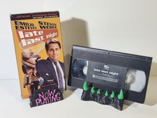 LATE LAST NIGHT (VHS 1999) Emilio Estevez, Steven Weber